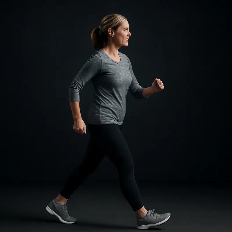 Weekly Brisk Walking Session Found to Trim Belly Fat