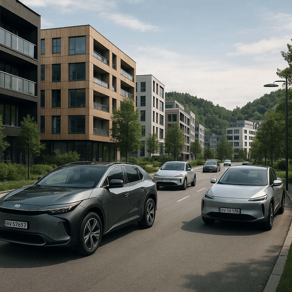 Norway's EV Share Reaches 97.6% in July