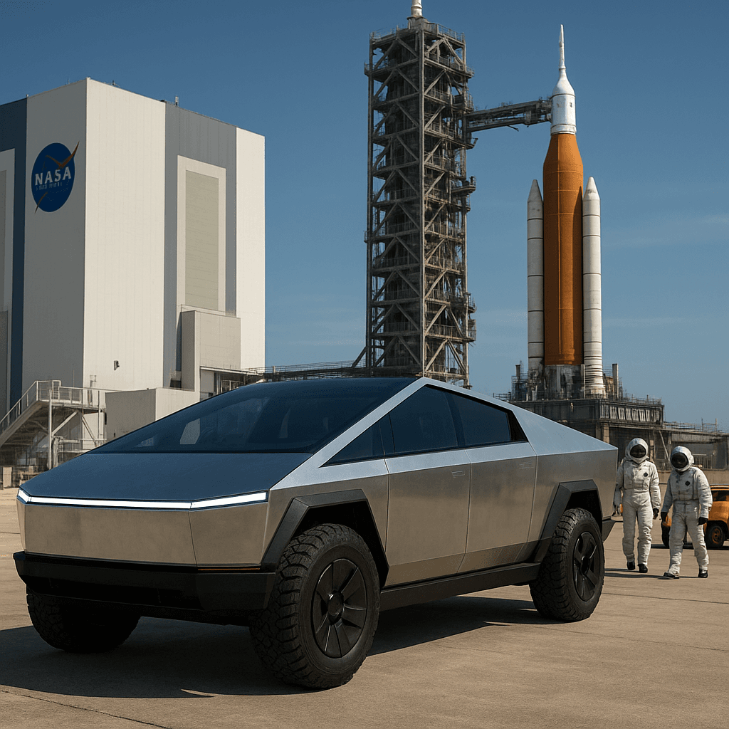 NASA Assigns Tesla's Cybertruck for Astronaut Rescue Missions