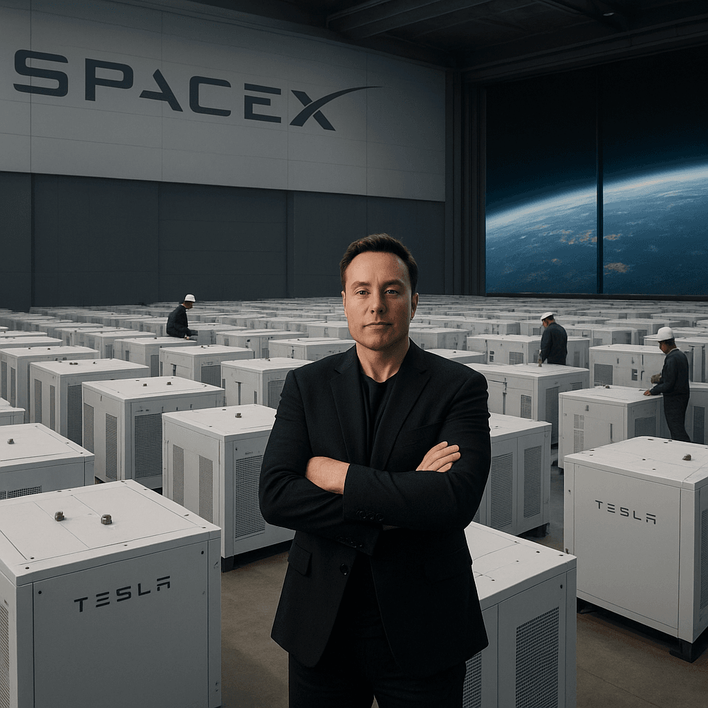 SpaceX Invests $329M in Tesla Megapacks, Highlighting Interconnected Synergy
