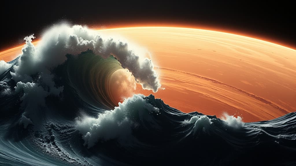 Giant Waves Sweep Mars' Atmosphere into Space