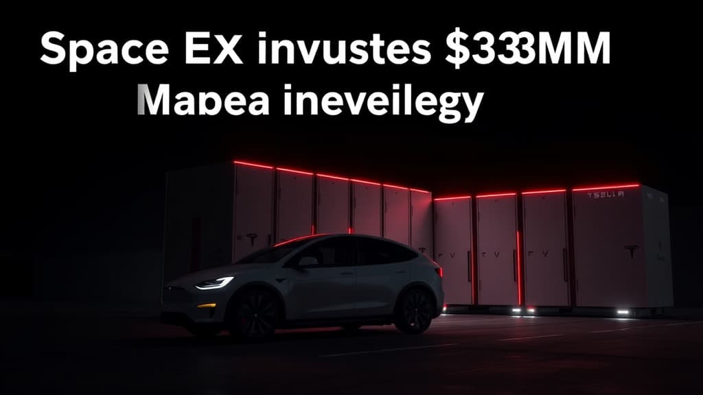 SpaceX Invests $329M in Tesla Megapacks, Highlighting Interconnected Synergy