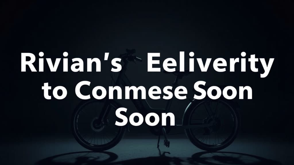 Rivian's E-Bike Deliveries to Commence Soon