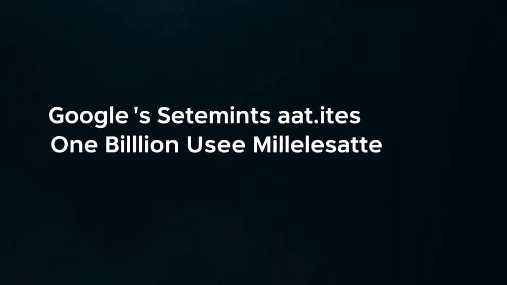 Google’s Gemini Approaches One Billion User Milestone