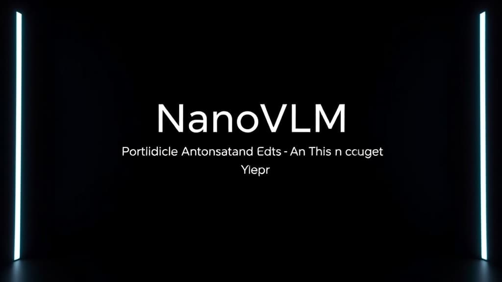 NanoVLM: A Minimalist Approach to Training Vision-Language Models in Pure PyTorch