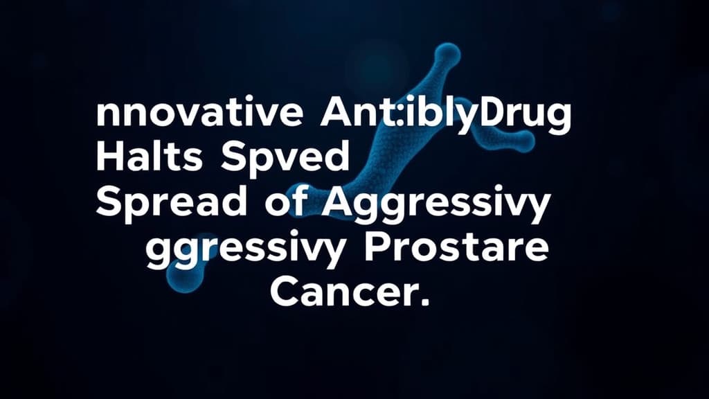 Innovative Antibody Drug Halts Spread of Aggressive Prostate Cancer
