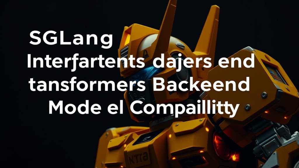SGLang Integrates Transformers Backend for Enhanced Model Compatibility