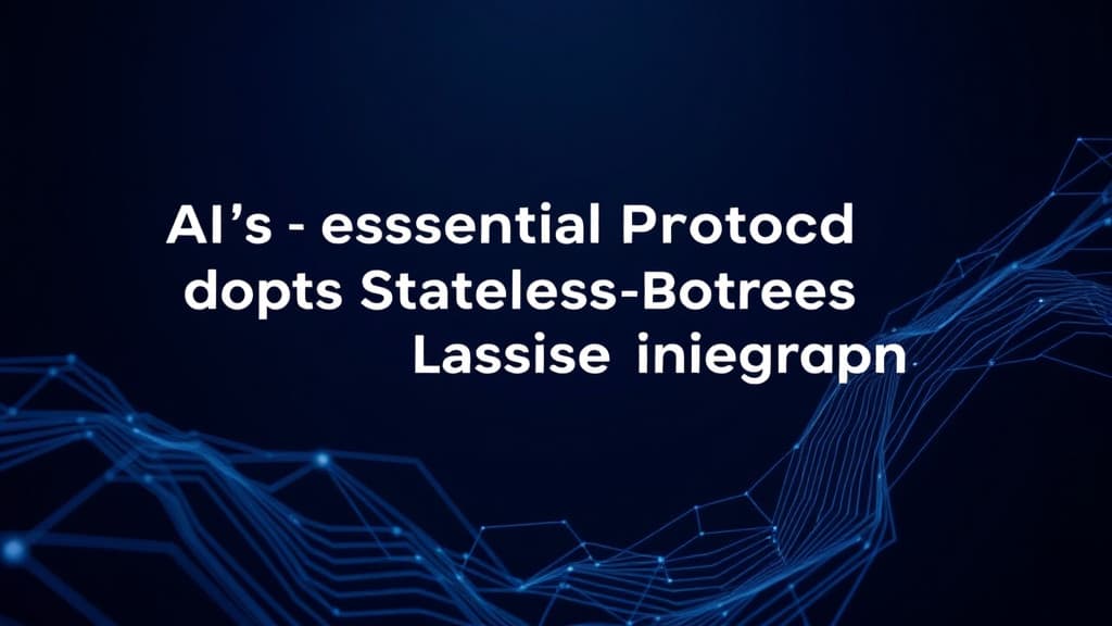 AI’s Essential Protocol Adopts Stateless Approach for Easier Integration