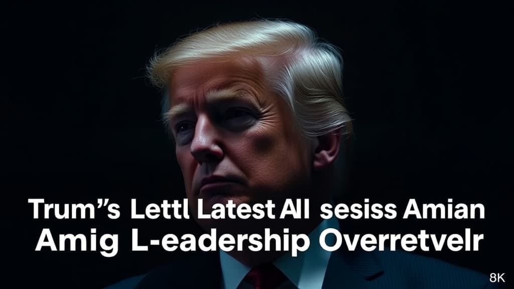 Trump’s Latest AI Czar Resigns Amid Leadership Turnover