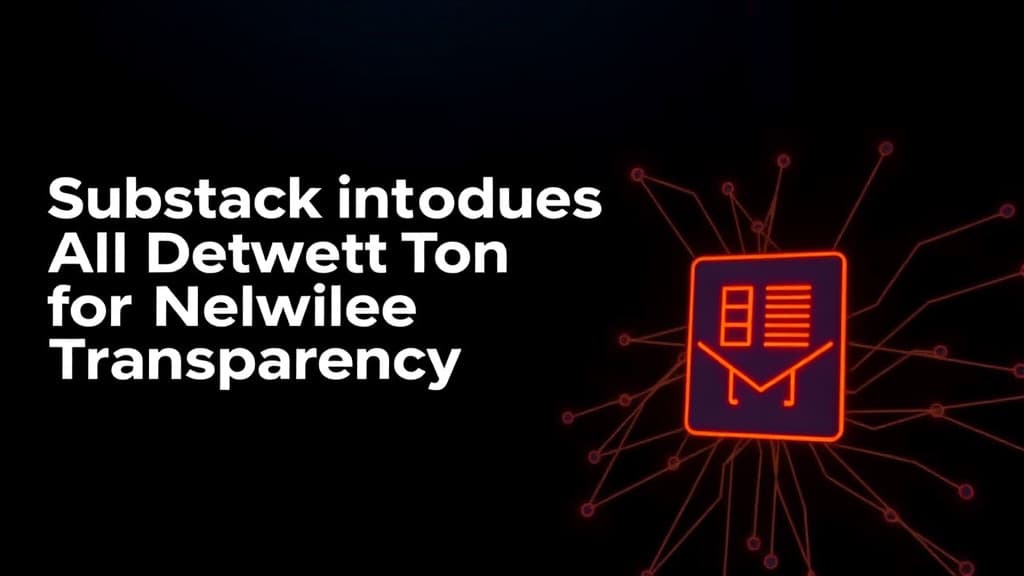 Substack introduce un instrument de detecție AI pentru transparența newsletterelor