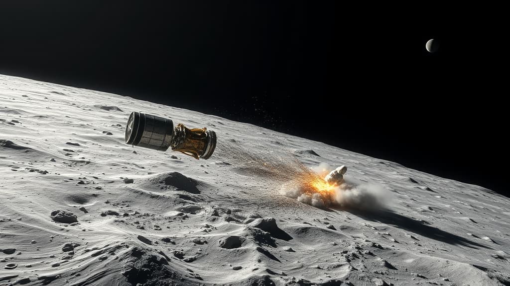 Satelit Sud-Coreean Captură Impactul Lunar al SpaceX