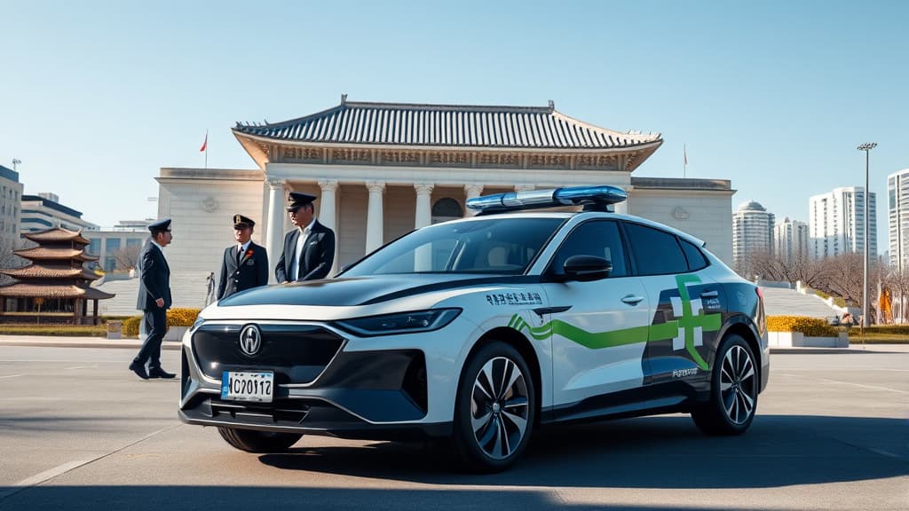 Coreea de Sud electrifică flota de poliție până în 2035
