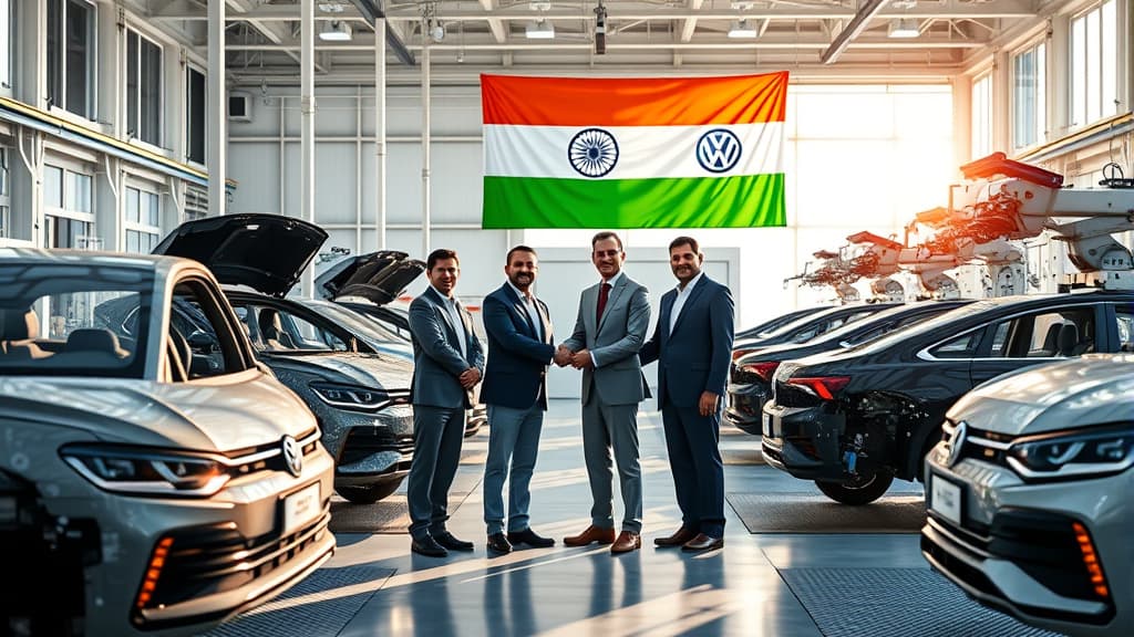 Volkswagen Partners with JSW for EV Production in India