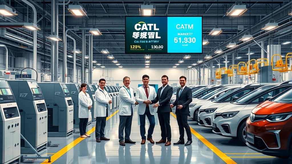 CATL Conduce Piața Globală a Bateriilor cu o Cotă de 40%