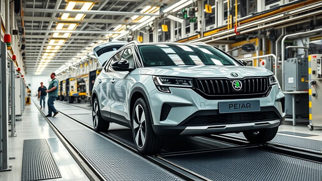 Škoda Începe Producția În Masă a Modelului Electric Peaq