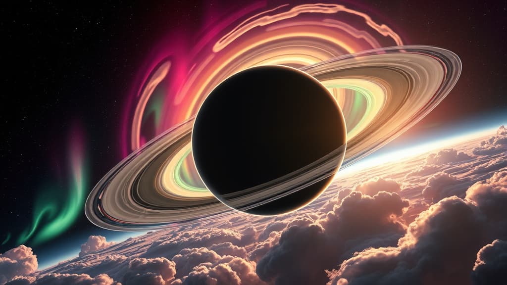 Cassini Reveals Surprising Twist in Saturn's Magnetic Shield