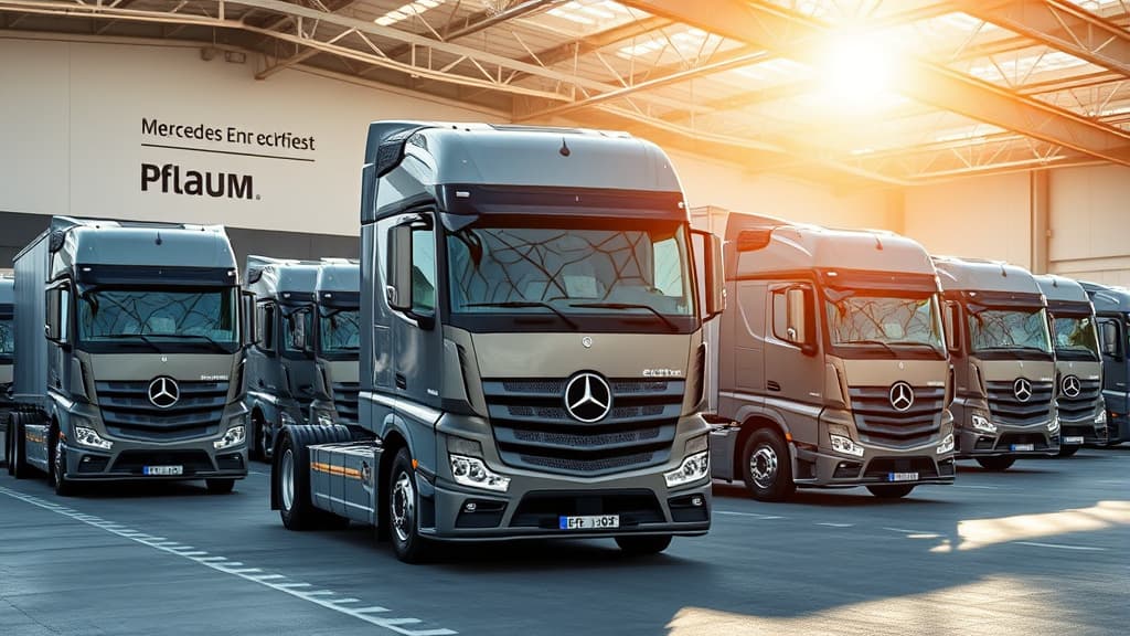 Pflaum sporește durabilitatea cu 30 de noi camioane electrice eActros 600