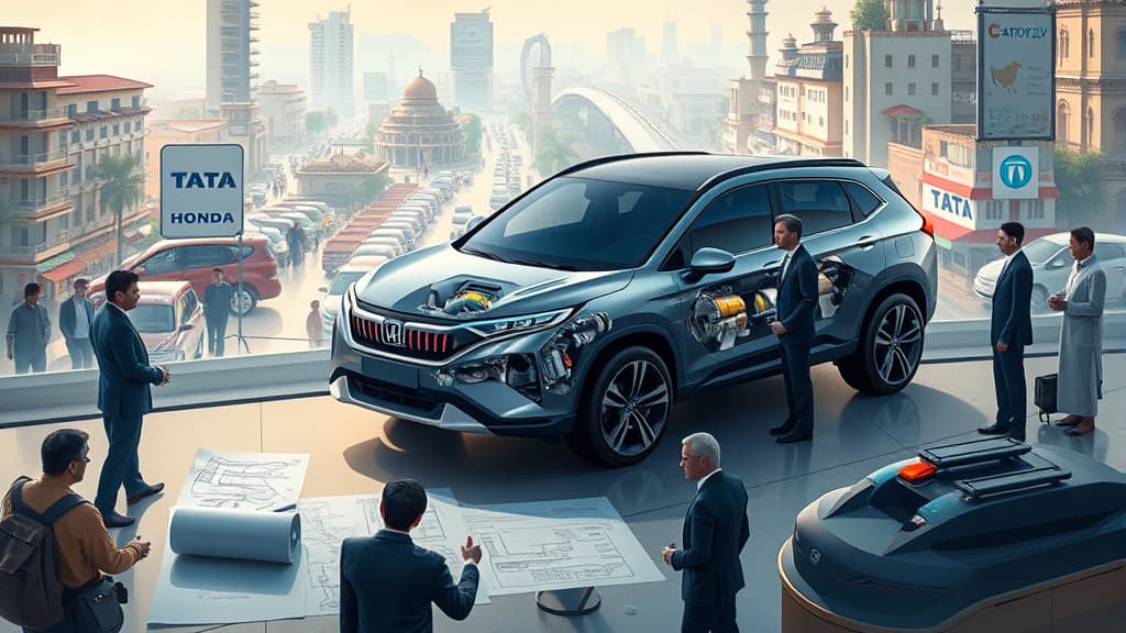 Honda și Tata se asociază pentru o platformă de vehicule multi-energie