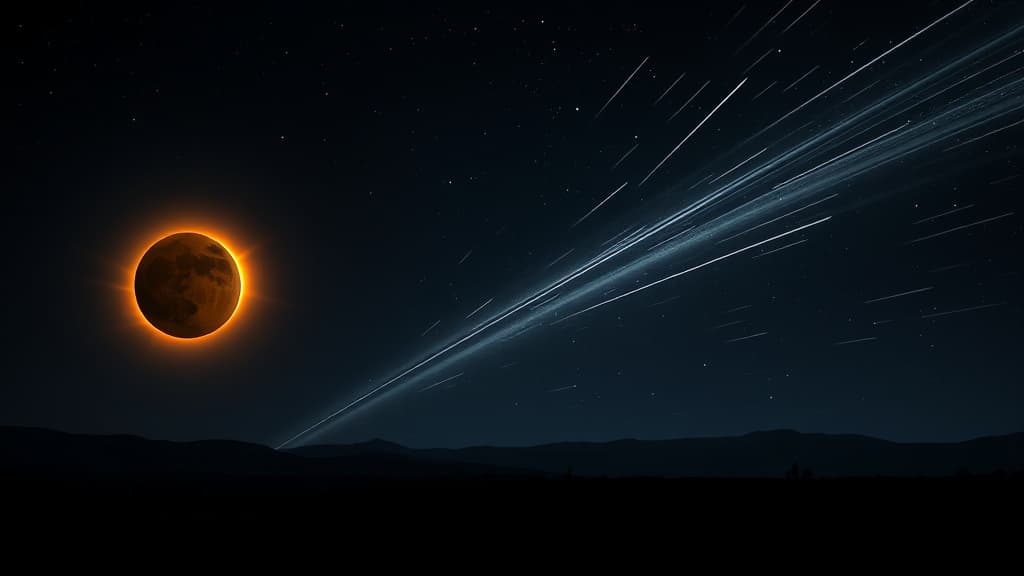 Dublă cosmică: eclipsă de soare și ploaie de meteori Perseide pe aceeași zi