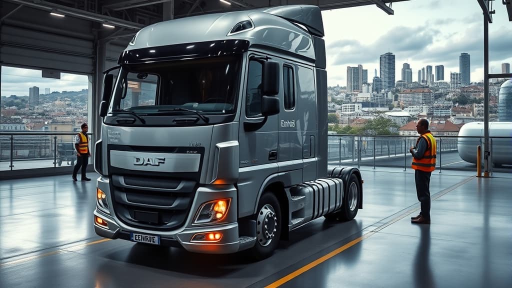 DAF and Einride Partner for Autonomous Electric Trucks