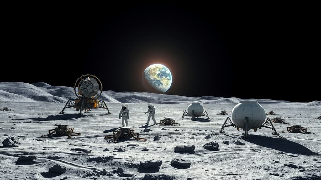 Baza lunară a NASA se conturează