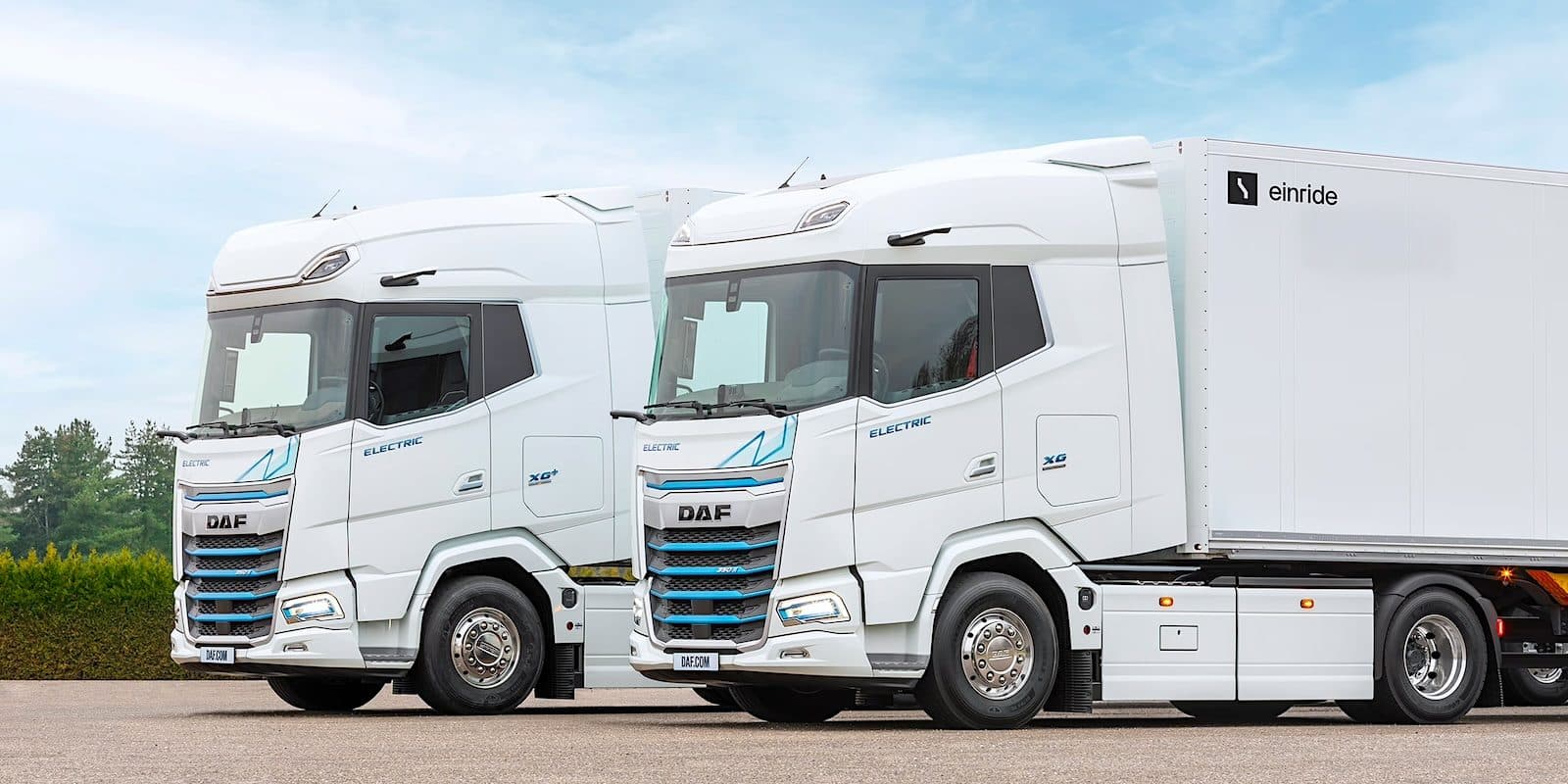 Camioanele electrice DAF vor integra autonomie de nivel 4 de la Einride