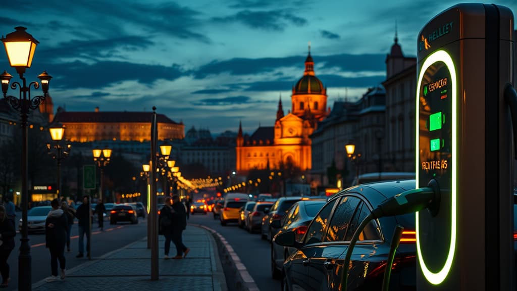 Praga extinde proiectul inovator de încărcare a vehiculelor electrice până în 2028