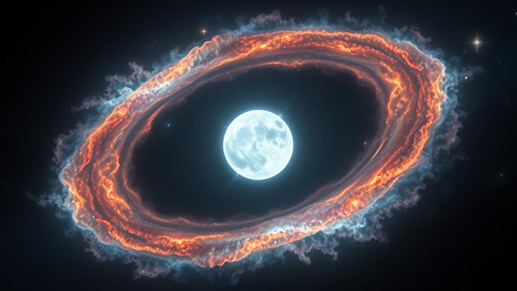 New Image Captures Glowing Shock Waves in the Helix Nebula