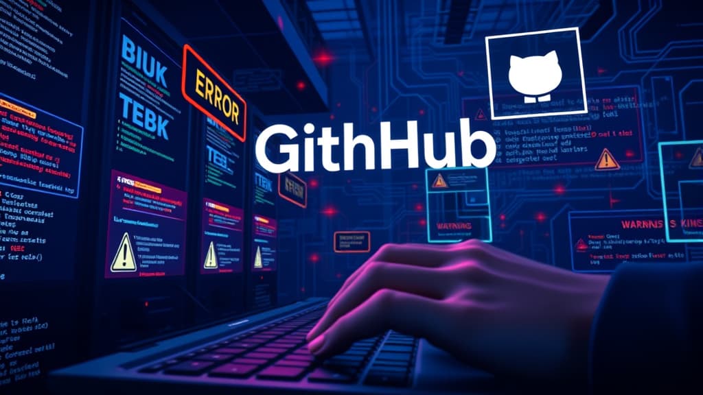 GitHub afectat de o rată de eroare de 50% la descărcările de repository