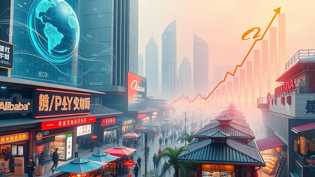 Acțiunile Alibaba sar 5% odată cu lansarea platformei inovatoare pentru comercianți a Alipay
