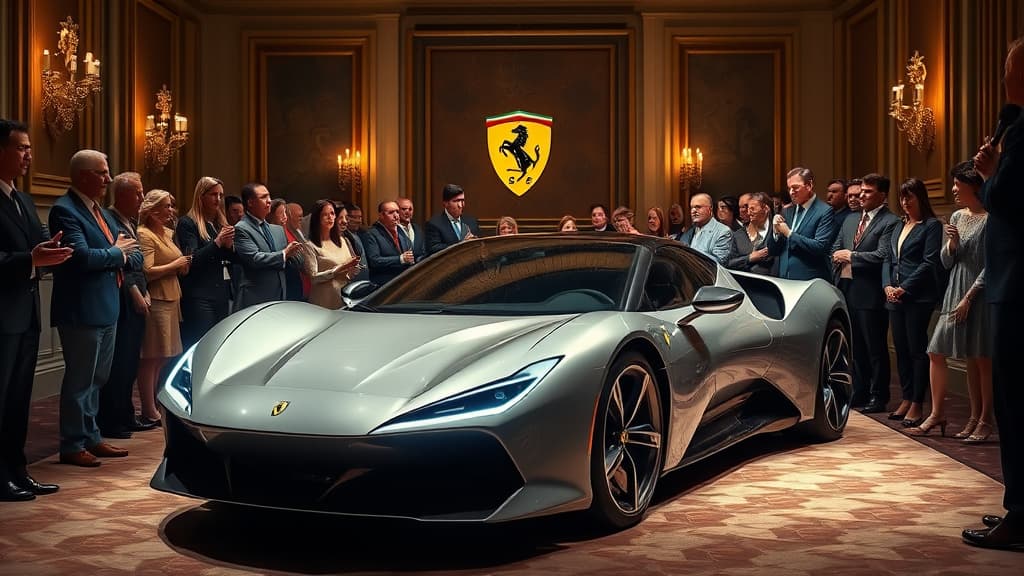 Debutul electric al Ferrari sparge recorduri la licitații