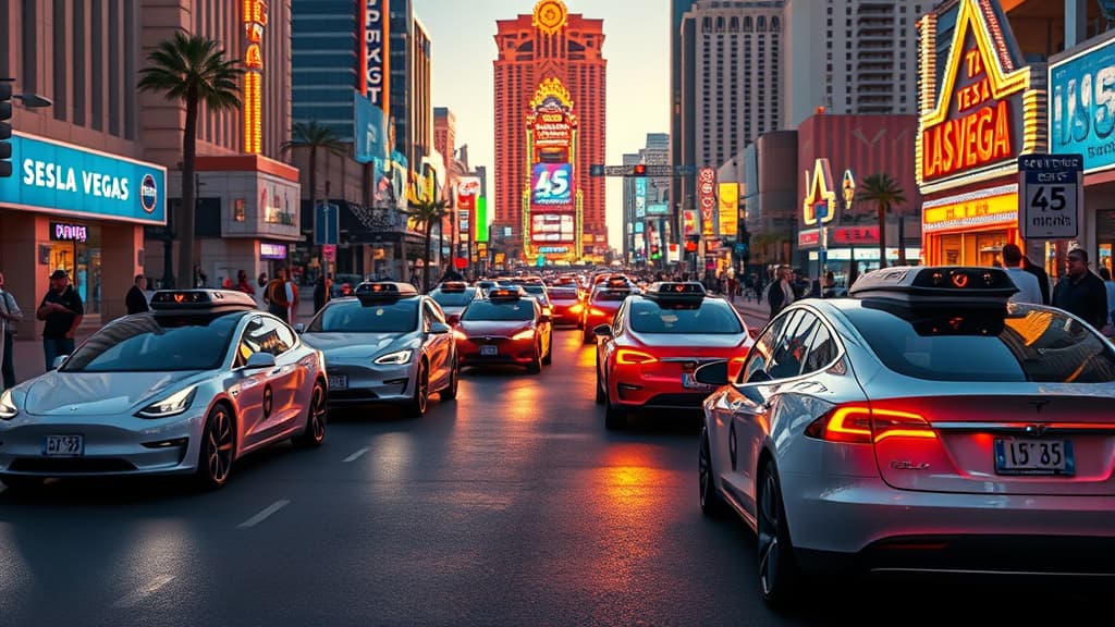 Tesla Robotaxis Hit the Road in Nevada