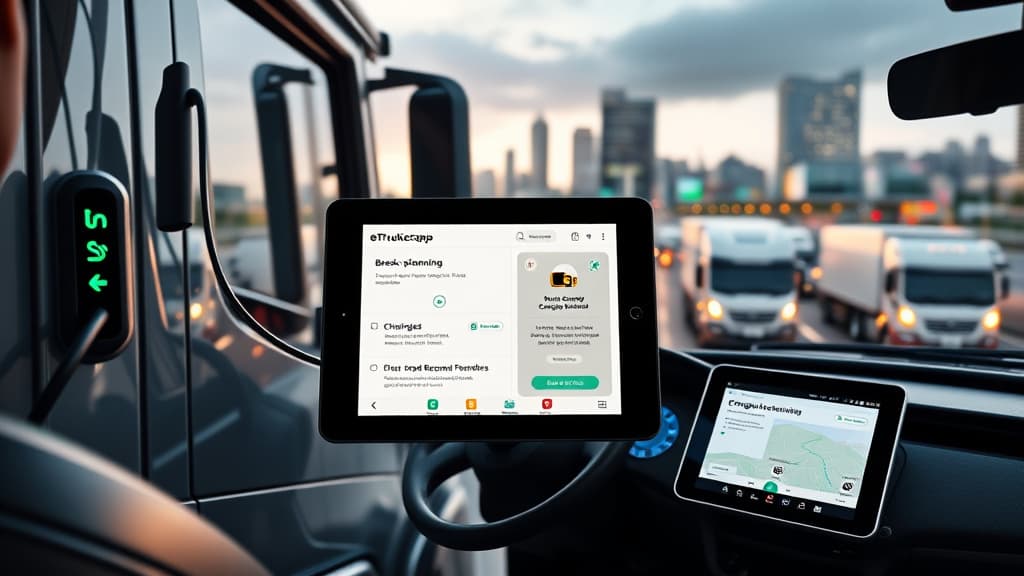 eTrucker App Gains New Features for Electric Truck Navigation