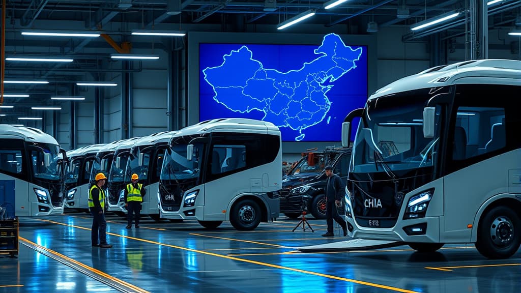 China Preia Ştafeta în Vânzările de Camioane şi Autobuze Electrice