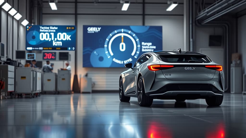 Geely va testa baterii cu stare solidă din 2027