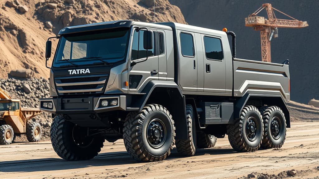 Tatra Trucks prezintă primul său camion electric off-road