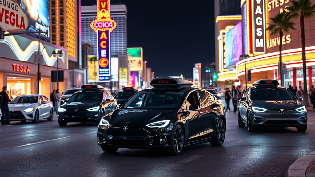 Mii de robotaxi pentru Tesla, Uber și Waymo, aprobate în Nevada