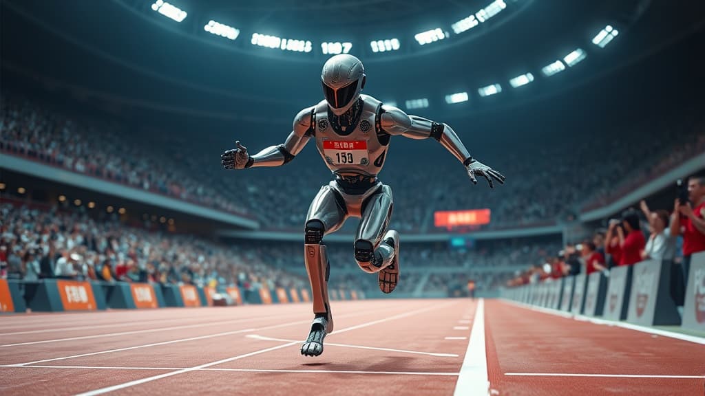 Robot Runner Shatters Usain Bolt's 100m World Record in Beijing