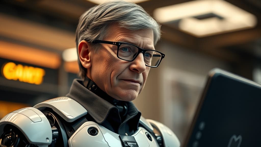 Bill Gates Propune Taxa pe Roboți și Locuri de Muncă 'Rezervate Oamenilor' în Contextul Preocupațiilor Legate de AI