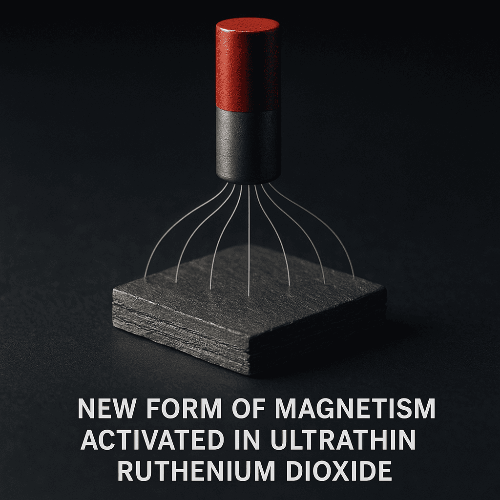 O Nouă Formă de Magnetism Activată în Filme Subțiri de Dioxid de Ruteniu