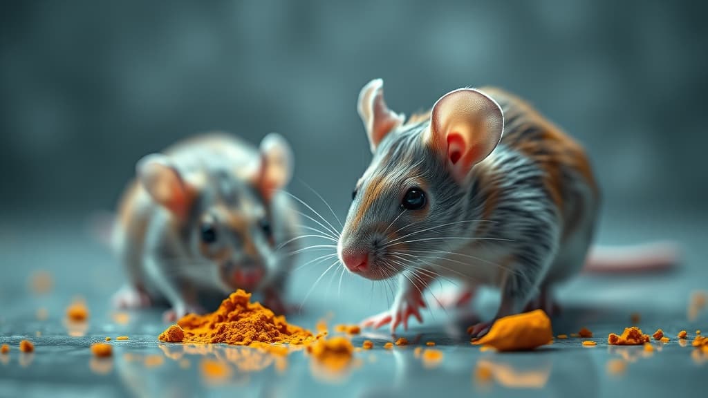 Compusul din turmeric, curcumin, promite protecție pentru vasele de sânge în cazul șoarecilor cu diabet
