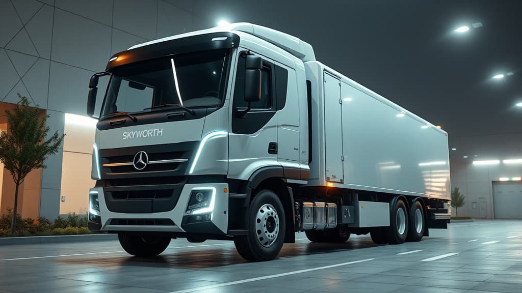 Skyworth prezintă camionul greu autonom Z9 și o gamă completă de vehicule comerciale electrice la IAA Transportation