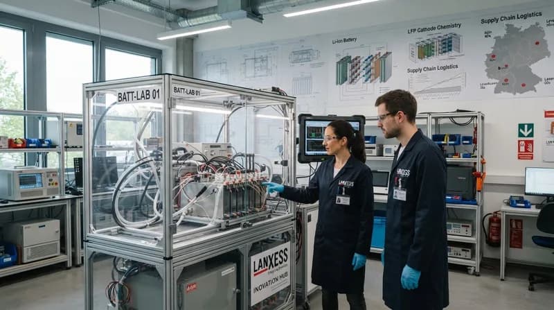Lanxess deschide un laborator avansat pentru baterii, vizând accelerarea producției europene de tip LFP