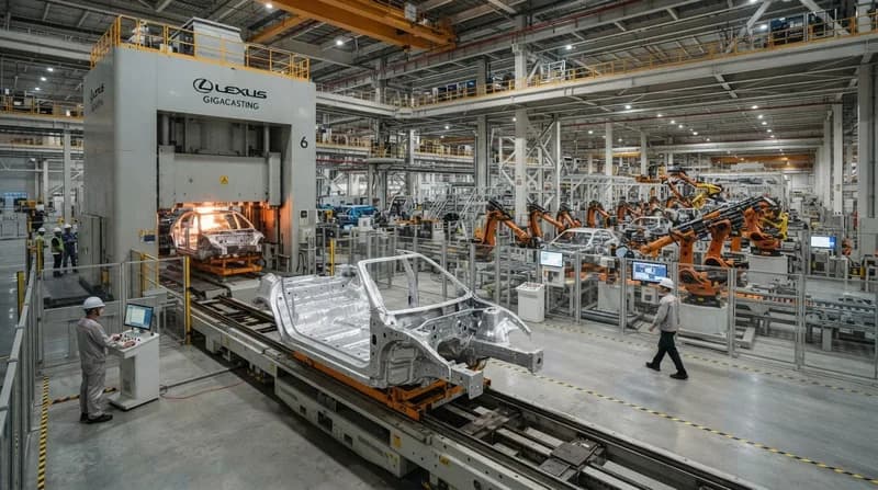 Lexus accelerează strategia EV în China cu o nouă fabrică dotată cu tehnologie gigacasting