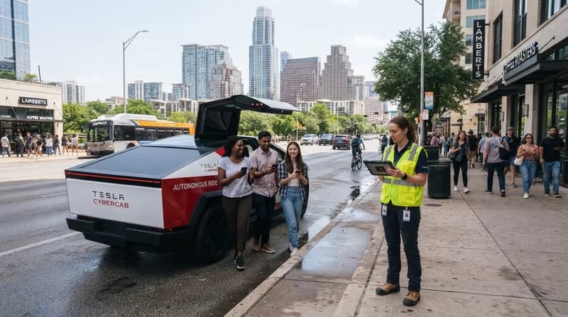 Cybercab de la Tesla a ieșit pe străzi: O nouă eră pentru ride-hailing-ul autonom