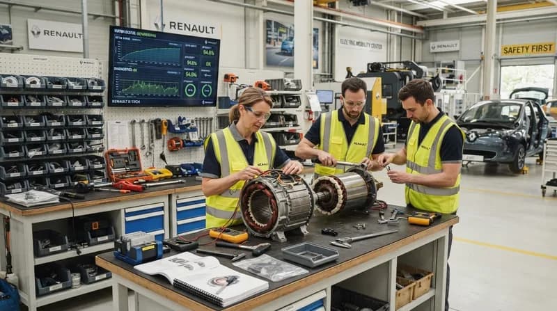 Revoluția circulară Renault: o a doua viață pentru motoarele electrice