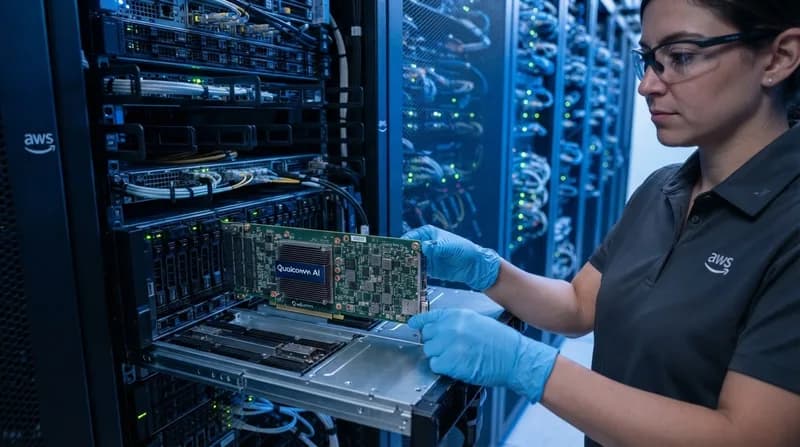 Qualcomm semnează un parteneriat major cu AWS pentru a concura pe piața hardware-ului AI