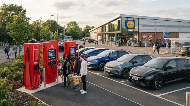 Lidl GB Sparks EV Expansion with Price Cuts and £10M Infrastructure Investment