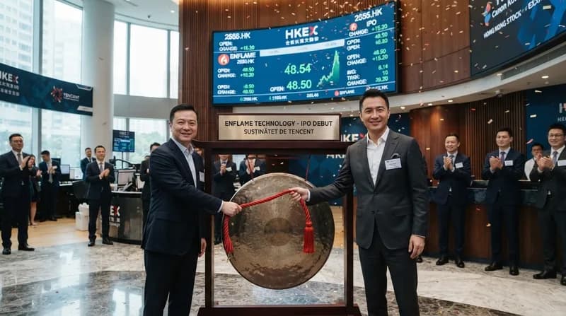 Debut spectaculos la bursă pentru Enflame, companie susținută de Tencent