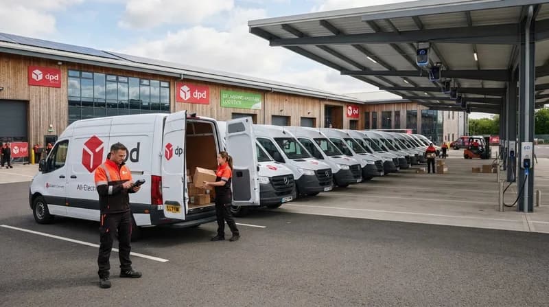 DPD UK Scales Up Sustainable Logistics With 341 New Mercedes-Benz eSprinters